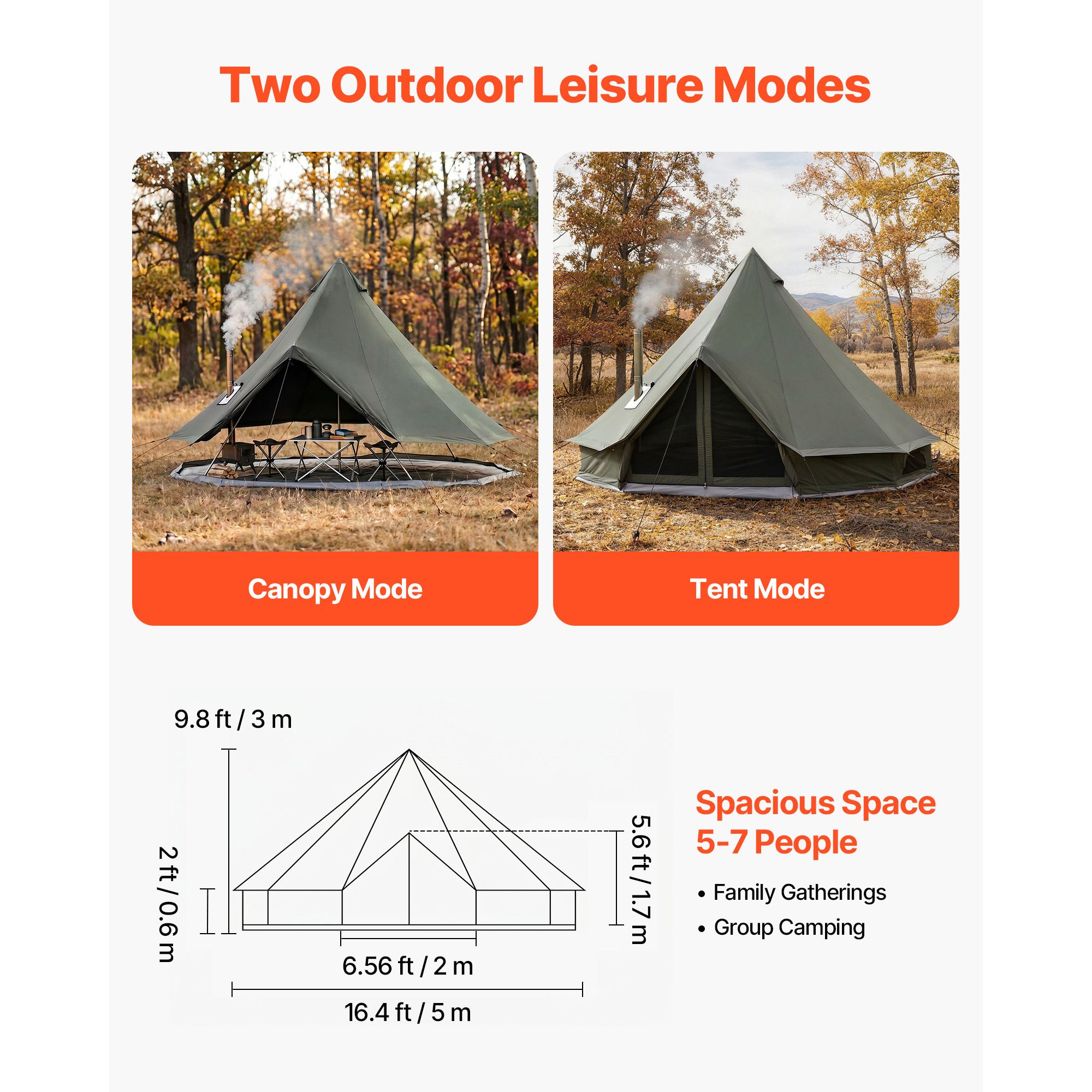 Kanvas Çan Çadır, 4 Mevsim 16, - Outdoor Camping And Glamping incelemesi ve fiyatı