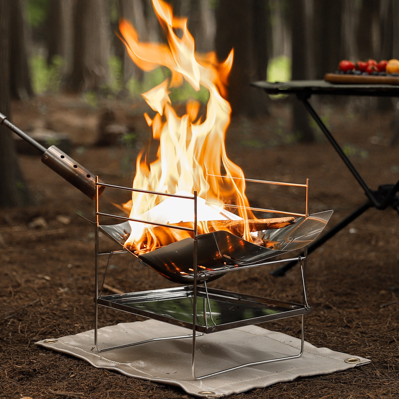 Odun yanan kamp sobası taşınab - Outdoor Camping Fire Pit incelemesi ve fiyatı
